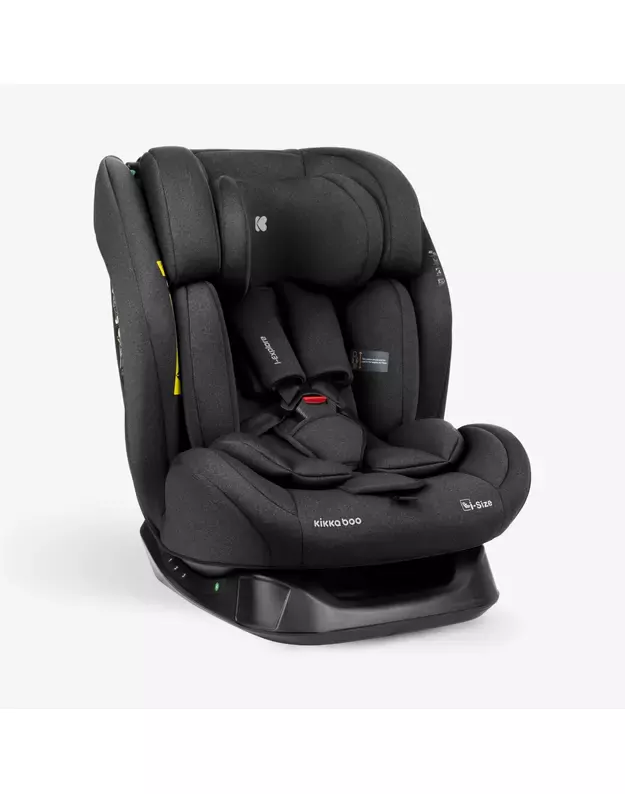 Automobilinė kėdutė Kikka Boo i-Explore Black – i-Size (40-150 cm)
