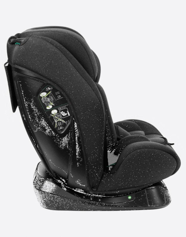 Automobilinė kėdutė Kikka Boo i-Explore Black – i-Size (40-150 cm)