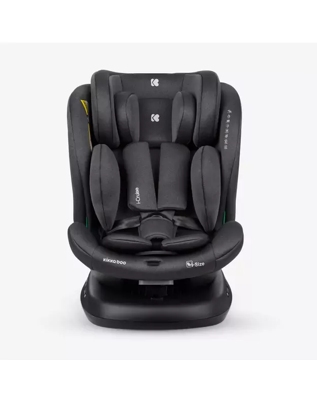 Automobilinė kėdutė  Kikka Boo i-Cruise Dark Grey – i-Size (40-150 cm)