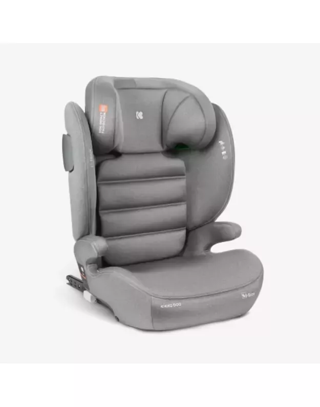 Automobilinė kėdutė KikkaBoo i-Track i-size 100-150cm Light Grey