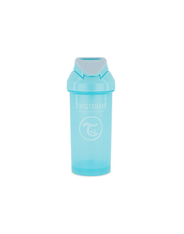 Twistshake mėlynas buteliukas su šiaudeliu 360 ml nuo 6 mėn 78589