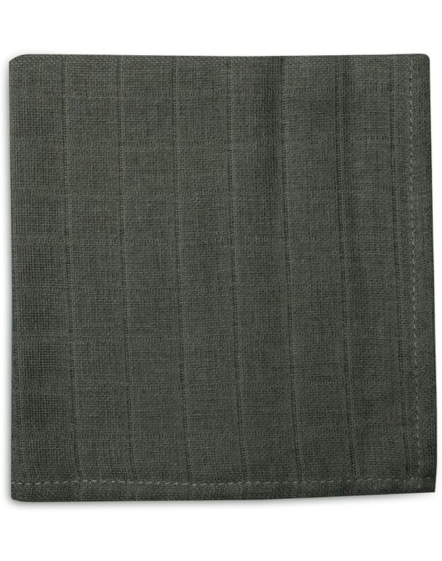 Jollein muslino atpildymo servetėlės 3 vnt. Green/White 31x31 cm 1