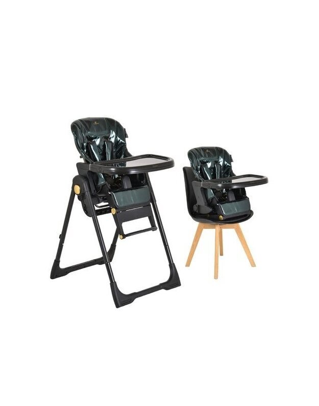 Maitinimo kėdutė Cangaroo Tiramisu 2in1 Green Limited Edition 6
