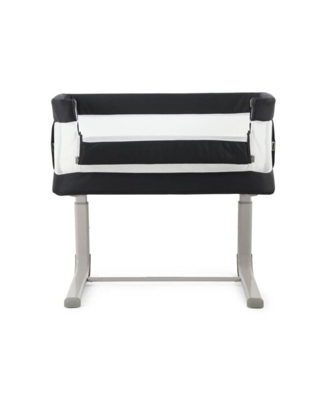 Oyster Wiggle Crib Co-Sleeper Carbonite  1