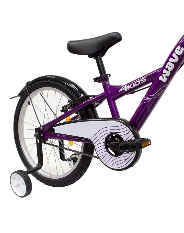 4KIDS Vaikiškas dviratis Wave 20" , violetinis 2