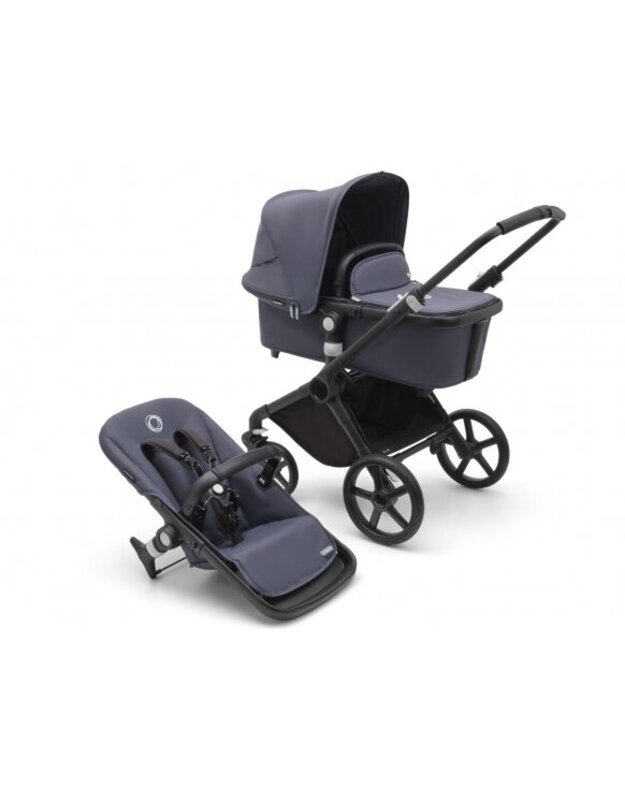  Universalus vežimėlis Bugaboo Fox Cub 2in1 Stormy blue/Stormy blue/black frame 1