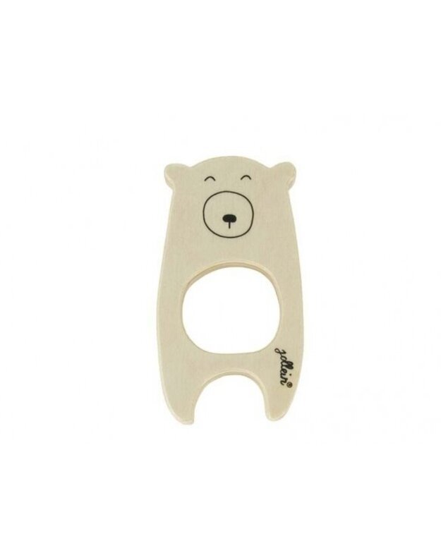 Jollein wooden teether Bear