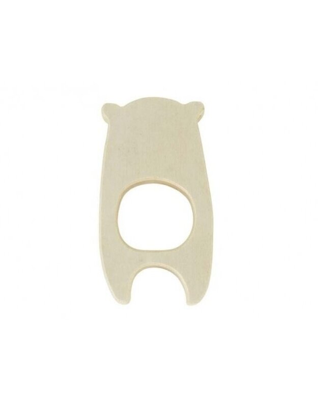 Jollein wooden teether Bear