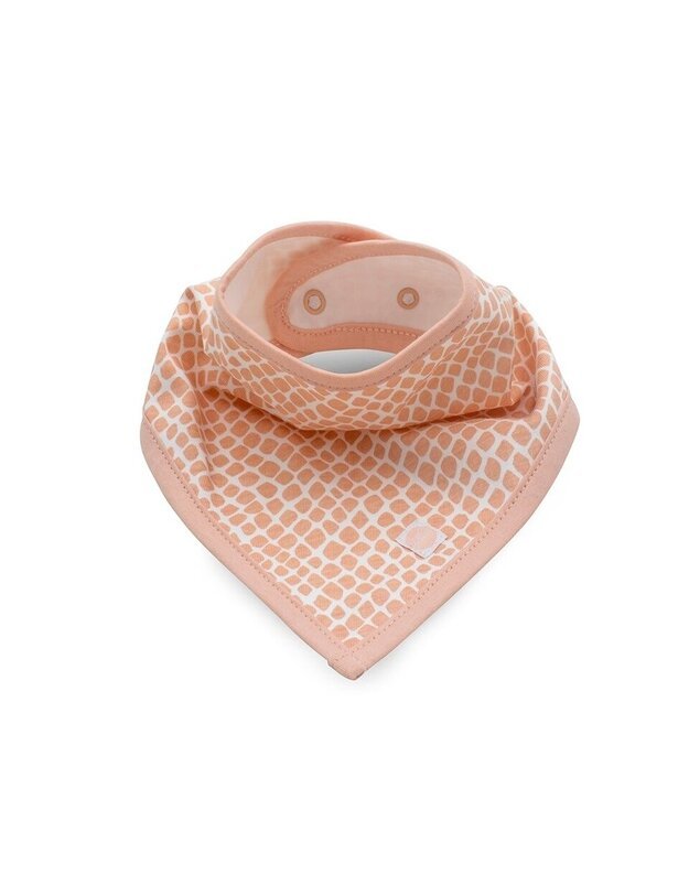 Jollein bib Bandana Snake Pale Pink 2 pcs. 1