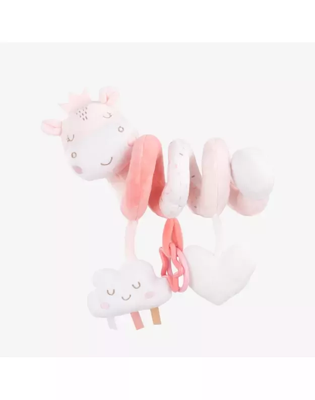 Horizontalus minkštas ir lavinamasis žaislas spiralė „Hippo Dreams“ 