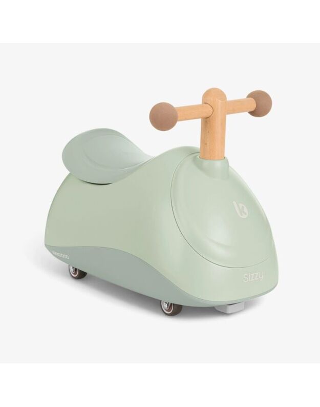 KikkaBoo Ride-On Sizzy Menta – stumiamoji mašinėlė 1–3 m.