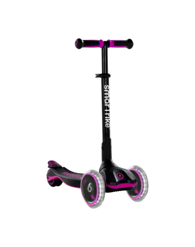 SmarTrike Xtend paspirtukas Pink – reguliuojamo aukščio, augantis kartu su vaiku