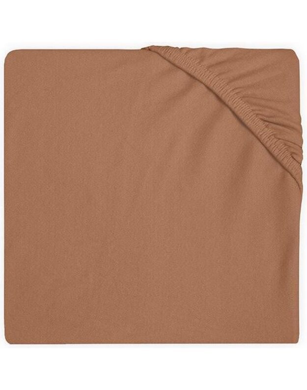 Jollein jersey paklodė lopšiui 40/50x80/90 cm Caramel 