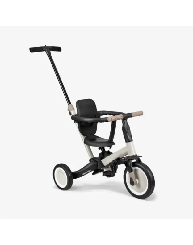 KikkaBoo Flip 5in1 triratukas Beige – daugiafunkcis augantis su vaiku