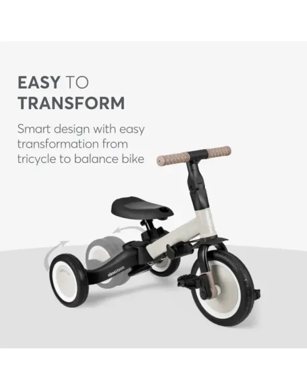 KikkaBoo Flip 5in1 triratukas Beige – daugiafunkcis augantis su vaiku 3