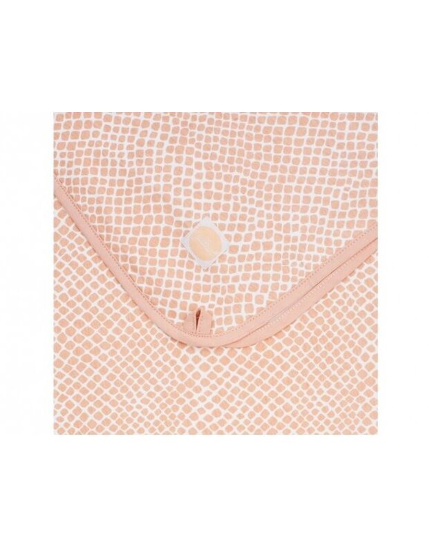 Jollein anklodė lopšiui Snake Pale Pink 75x100