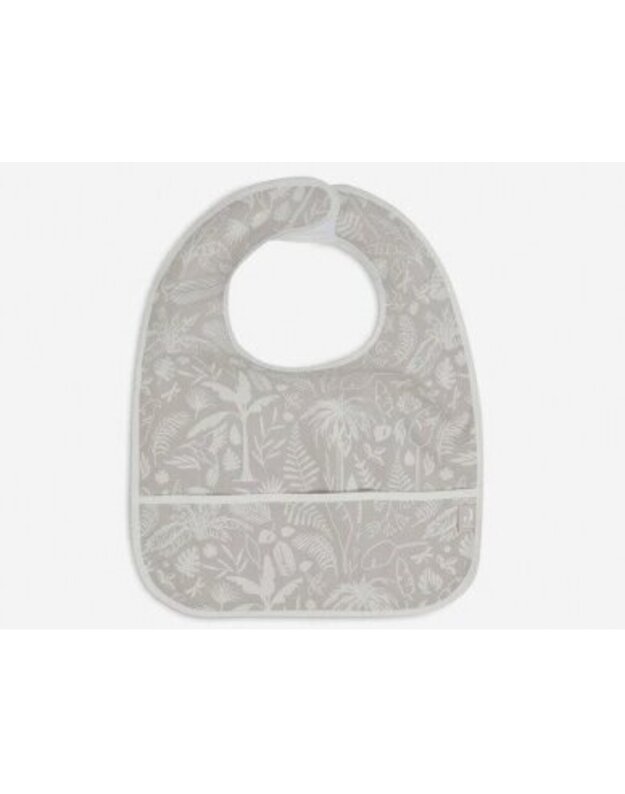 Jollein waterproof bib Bib with pocket Botanical Nougat 2pcs 1