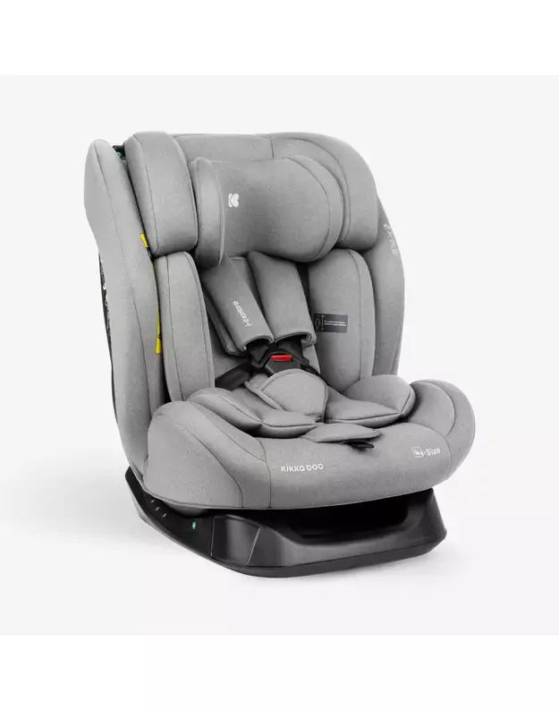 Automobilinė kėdutė Kikka Boo i-Explore Light Grey – i-Size (40-150 cm)