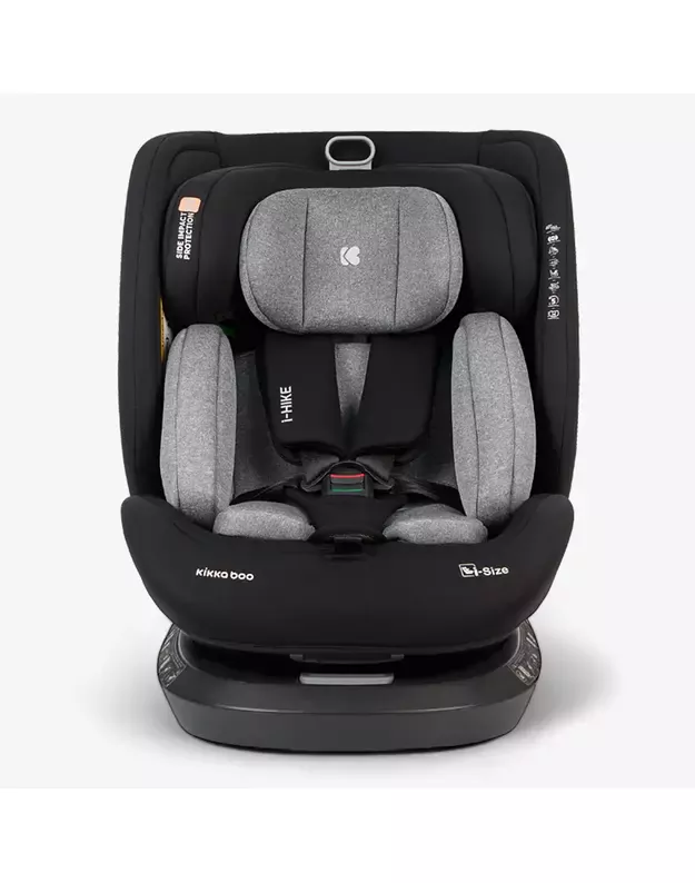 Automobilinė kėdutė   Kikka Boo i-Hike Light Grey– i-Size (40-150 cm)