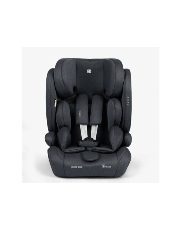 KikkaBoo i-Cross automobilinė kėdutė i-Size 76–150 cm Dark Grey