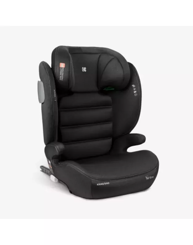 Automobilinė kėdutė KikkaBoo i-Track i-size 100-150cm Black