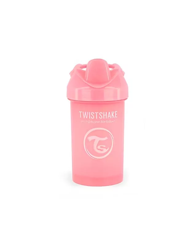 Twistshake rožinė gertuvė–neprabėganti 300 ml nuo 6 mėn.  78273 1