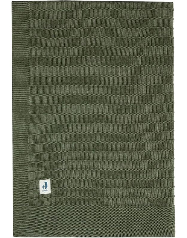 Jollein Pure Knit kūdikio pledas Green 75x100 cm  1