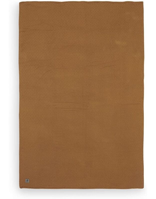 Jollein Bliss Knit Plush pledas Caramel 150x100 cm  1