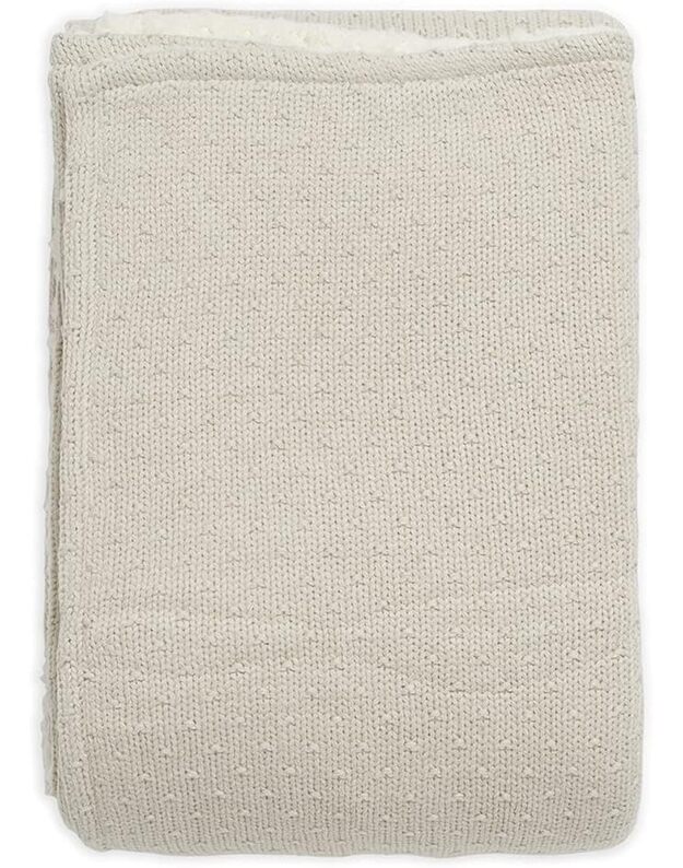 Jollein Bliss Knit Plush pledas Caramel 150x100 cm  2
