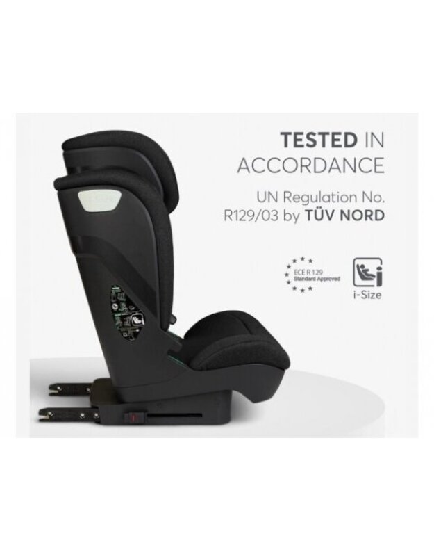 Automobilinė kėdutė KikkaBoo i-Scout i-Size 100–150 cm Dark Grey 3