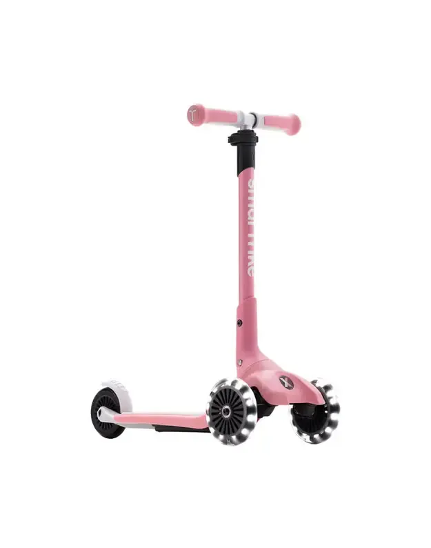 SmarTrike Xtend Mini+ Rose Pink – 3in1 paspirtukas vaikams su reguliuojamu aukščiu