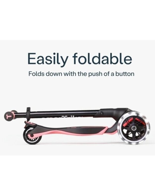 SmarTrike Xtend Ride On Scooter Plus Salmon Pink – paspirtukas nuo 1 iki 12 metų 4