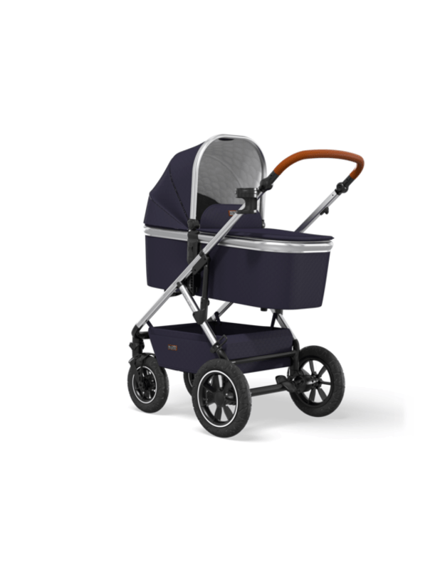 Universalaus vežimėlio komplektas Moon Nuova Air 2in1 Navy 1