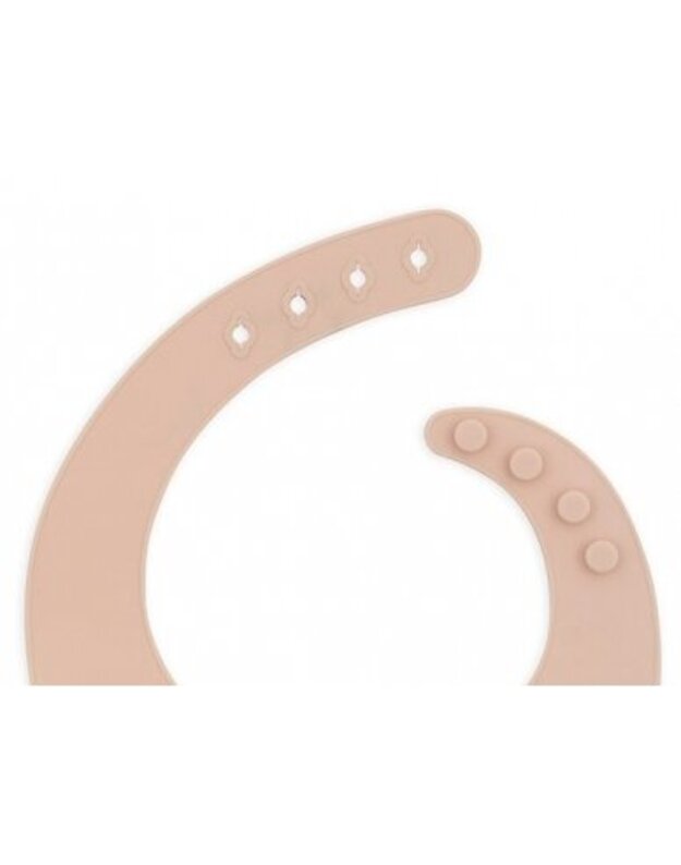 Jollein silicone bib Pale Pink 1