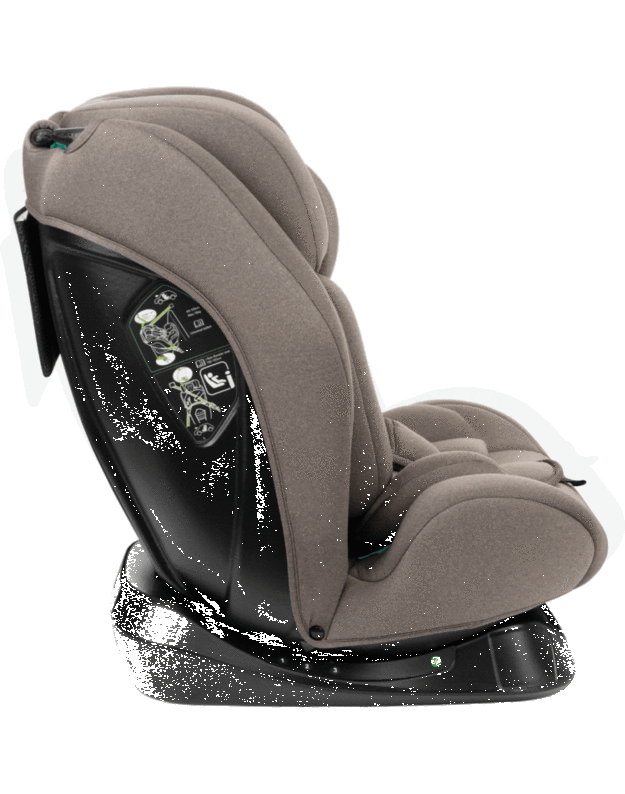 Automobilinė kėdutė Kikka Boo i-Explore Brown– i-Size (40-150 cm)