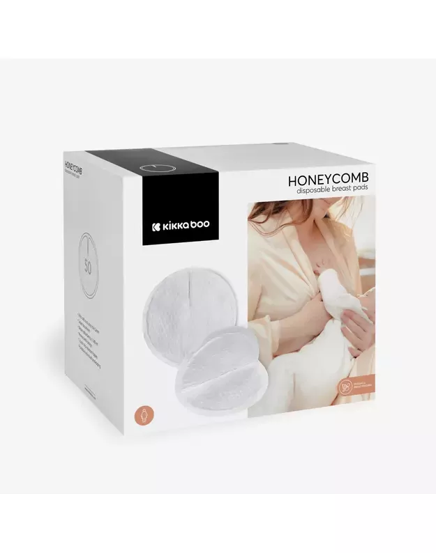 Vienkartiniai krūtų įklotai „Honeycomb“ (50 vnt.)