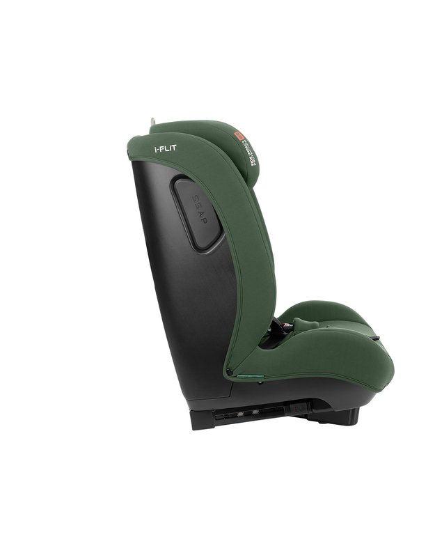 KikkaBoo i-Flit i-Size Car Seat 76–150 cm Army Green 5