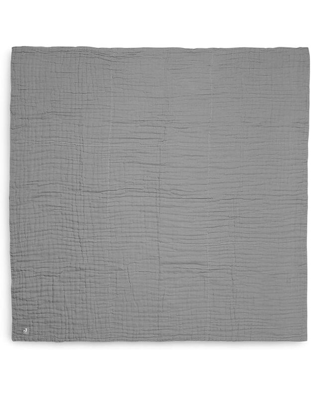 Jollein medvilninis kūdikio pledukas Grey 75x100 cm  1