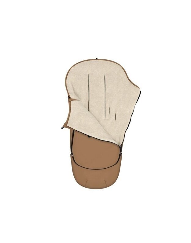 Zaffiro everGrow Aspen Wool Footmuff Toffee  1 Zaffiro everGrow Aspen Wool Footmuff Toffee  1