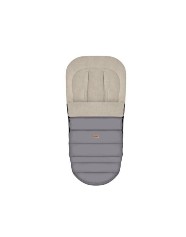 Zaffiro iGrow Aspen Wool Footmuff Grey