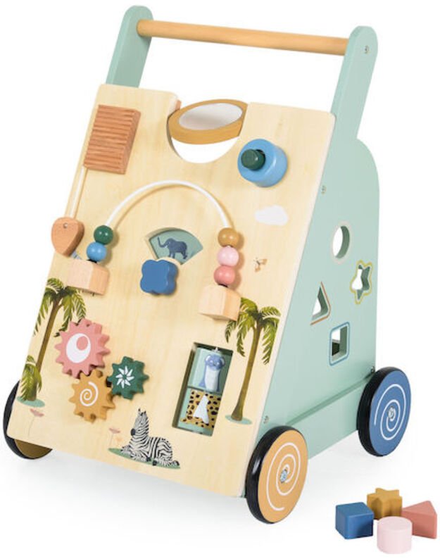 Moni spalvinga vaikštynė-stumdukas