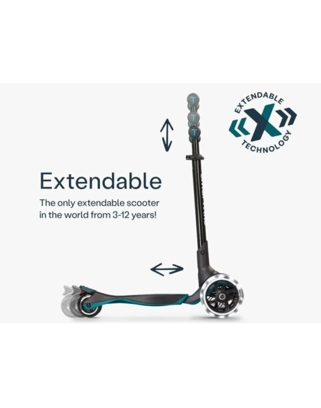SmarTrike Xtend Ride On Scooter Plus Teal– paspirtukas nuo 1 iki 12 metų 5