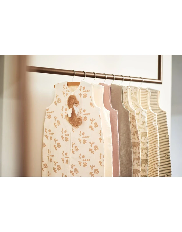 Jollein muslino miegmaišis kūdikiui Funky Biscuit, 90 cm, 0,5 TOG
