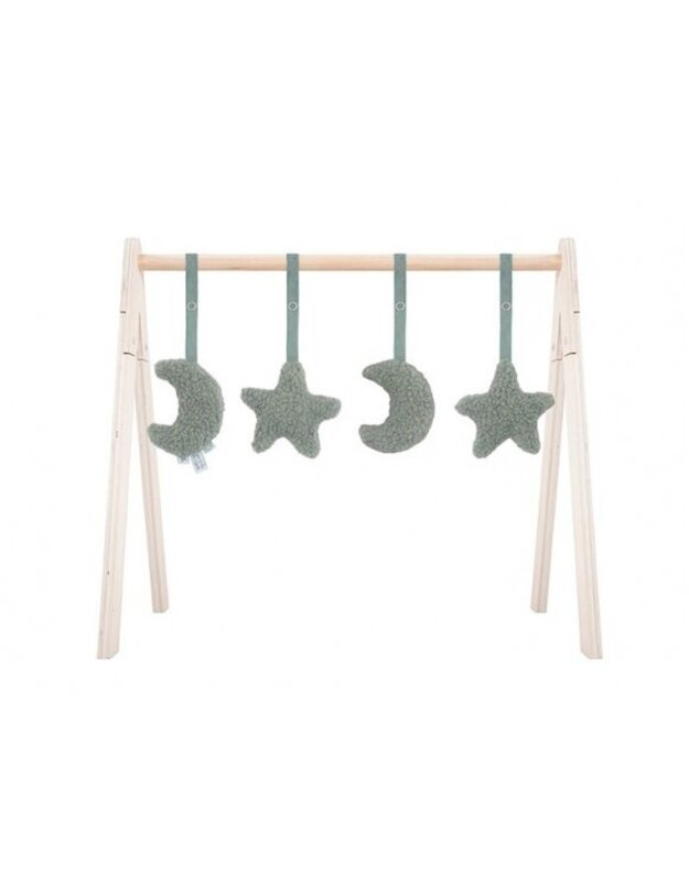 Jollein pakabinami žaisliukai "Moon" Ash Green