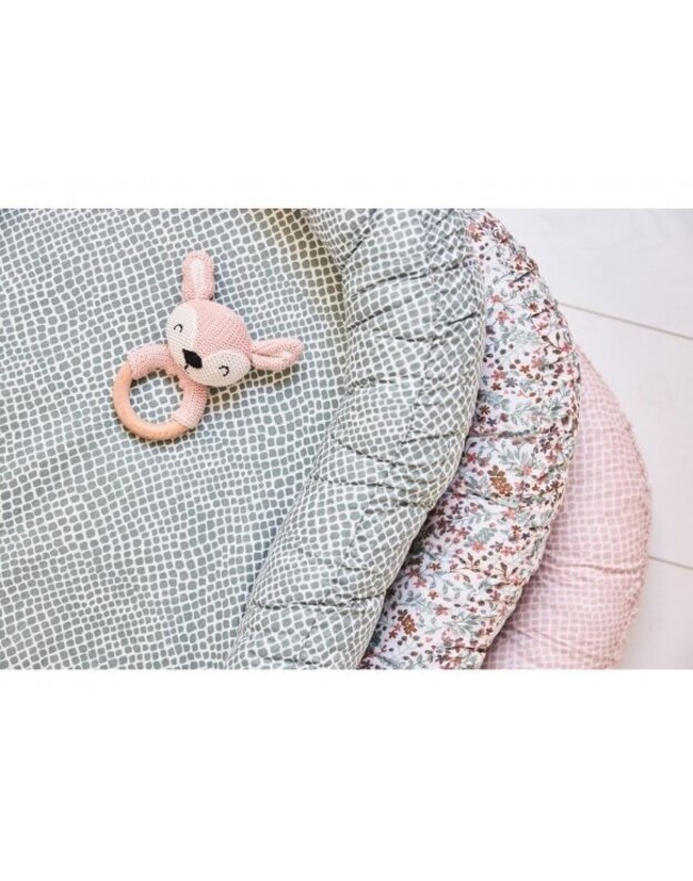 Jollein kūdikio lizdelis Snake Pale Pink 2