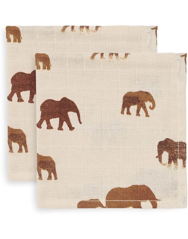 Jollein muslin cloth diaper set 115x115cm Savannah 2pcs.