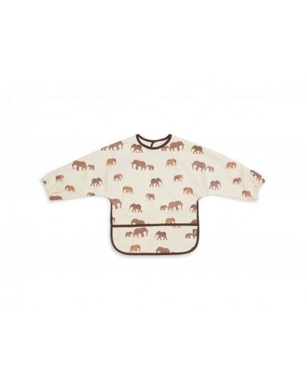 Jollein bib with sleeves, waterproof Savannah