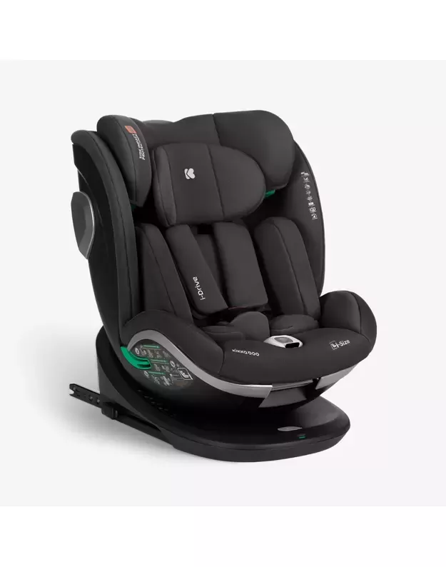 Automobilinė kėdutė  Kikka Boo i-Drive Black – i-Size (40-150 cm)