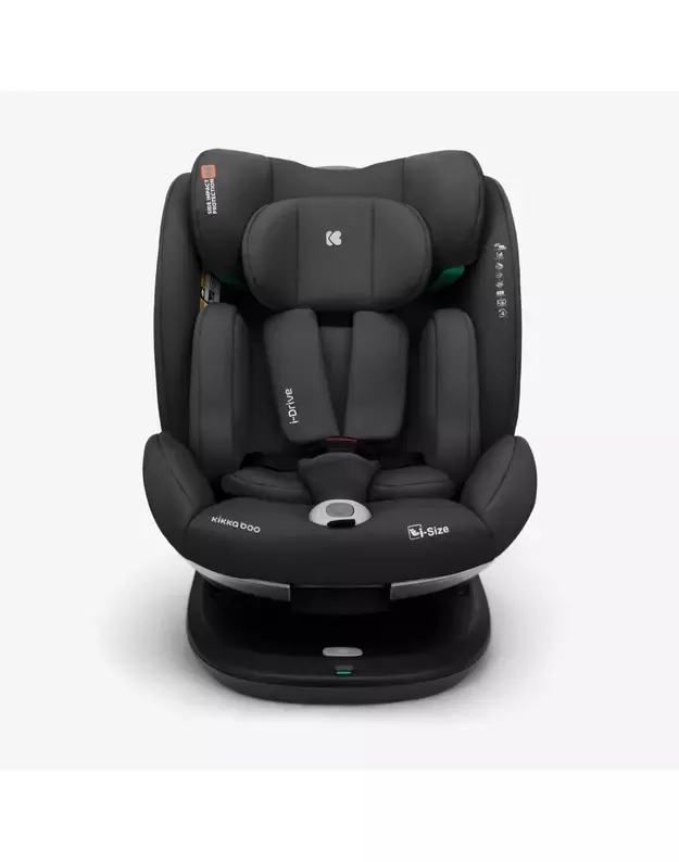 Automobilinė kėdutė  Kikka Boo i-Drive Black – i-Size (40-150 cm)