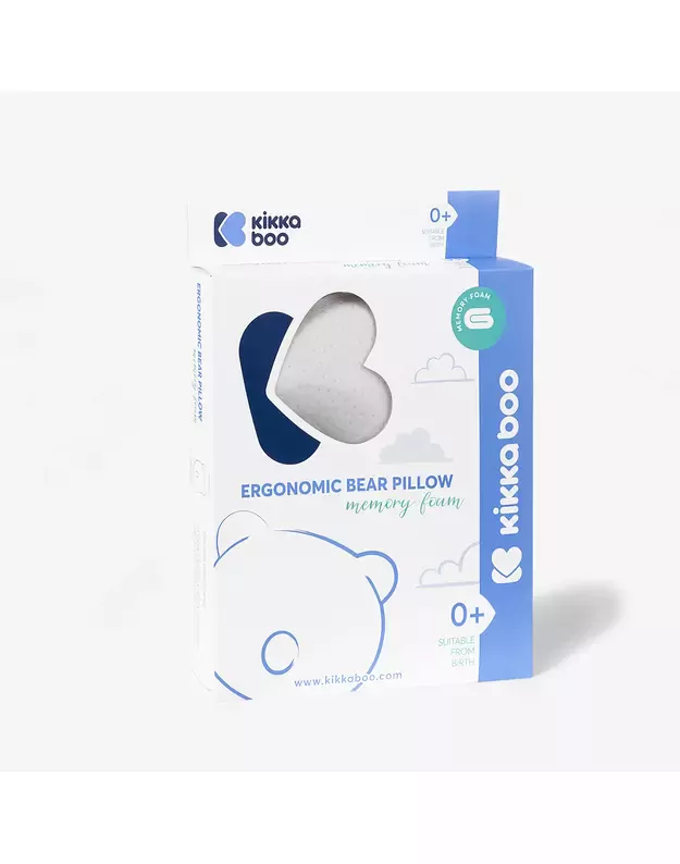 Ergonominė atminties putų pagalvė Bear Airknit White